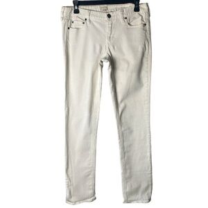 J. CREW white denim jeans // Wms 30R